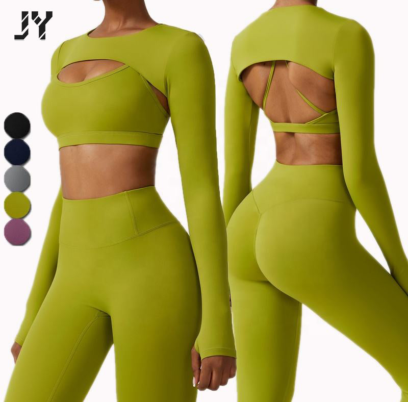 Women's Seamless 4-Piece Fitness Set