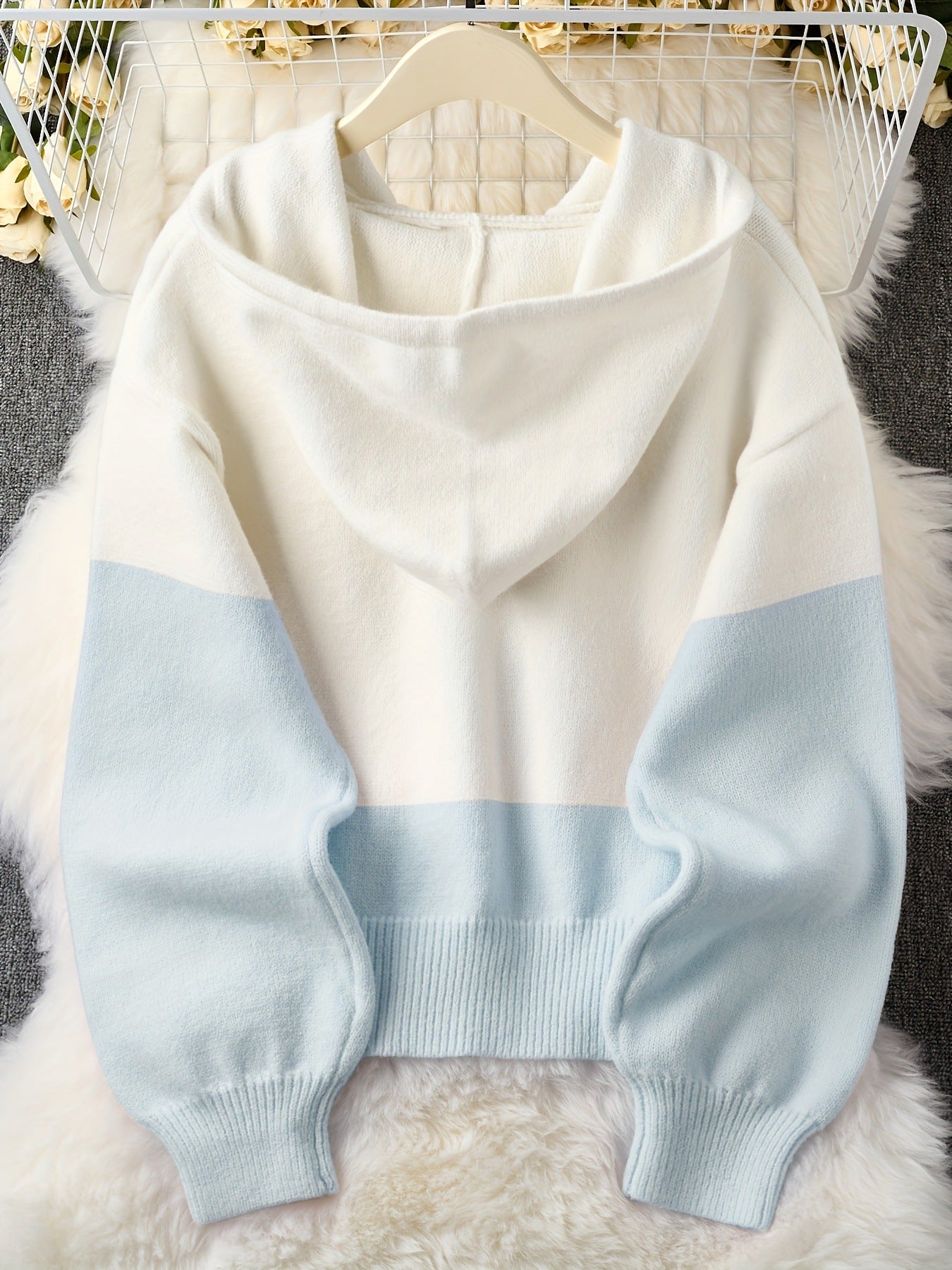 Women's Cashmere Wool Hooded Cardigan